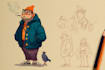 design cute cartoon characters