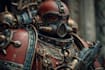 draw epic warhammer 40k inspired battle scenes and sci fi artwork
