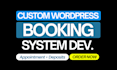 build a wordpress booking and deposit system for your business