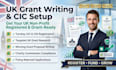do UK grant writing, grant proposal, and cic registration setup