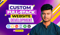 build a custom full stack website with react PHP laravel and mysql