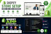 develop shopify custom app, API integration and private app