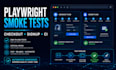 build automated checkout and signup smoke tests with playwright