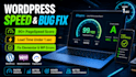 speed up website speed optimization and fix elementor bugs