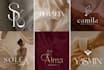 create a cosmetics, beauty, skincare, makeup logo