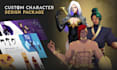 custom character design package