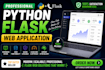develop a professional python flask web application with mysql