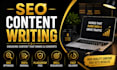 write SEO blog articles and website content