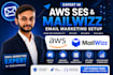 set up AWS ses, mailwizz, and email marketing server