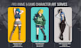 draw custom anime character design or oc