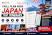 create a personalized japan travel itinerary