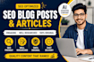 write SEO friendly ai blog posts and articles