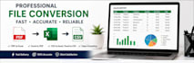 convert PDF to excel, excel to PDF, CSV and spreadsheet files