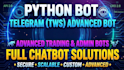 build custom telegram web app and python telegram bot