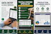 do fast data entry, copy paste, typing, excel work and textile product costing
