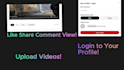 creating video uploading website login