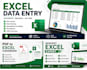 do excel data entry, PDF to excel and data cleaning