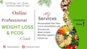 create a personalized weight loss and pcos diet plan