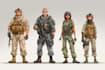 create military tactical character