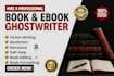 ghostwrite fiction and nonfiction ebooks professionally