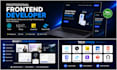 do custom web development using frontend