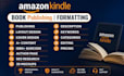 format your book for amazon KDP print and e book