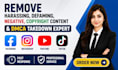 remove harassing defaming copyright negative content by dmca
