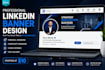 design professional linkedin banners in canva