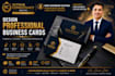 design professional business cards in canva