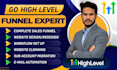 build gohighlevel funnels and websites