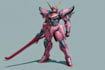 make a mecha robot art and illustration