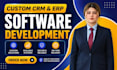 develop custom crm, erp, lms, saas web application as software developer
