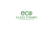 design unique eco glass straws logo