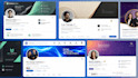 create modern youtube, website and linkedin banner designs
