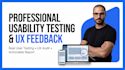 do expert UX review and usability testing for your site