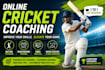 provide online cricket batting and wicketkeeping coaching
