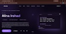 design and develop a modern portfolio website using react