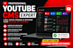 provide professional youtube cms and content management support