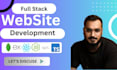 build a full stack custom web application with react and nodejs