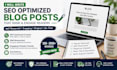 seo optimized blog writer