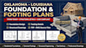 design foundation footing plans and details for oklahoma and louisiana