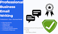 write professional business emails, sales emails, and cold emails