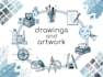 make custom artwork and drawings