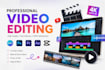 edit your simple video to high level , attractive and rich