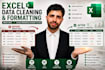 clean, format, deduplicate, and organize your excel data