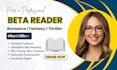 beta read romance beta reader fantasy thriller beta reader ya novel beta reader