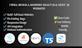 develop a custom nextjs website with firebase integration