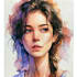 draw outstanding watercolor portrait