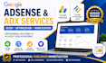 provide adsense and google ad manager adx services