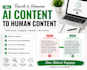 rewrite ai content into human written SEO conten